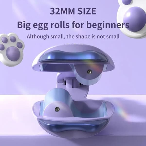 Äggrulle Hår Viftande strykjärn Hårrullare LILA EU PLUG EU PLUG purple EU Plug-EU Plug
