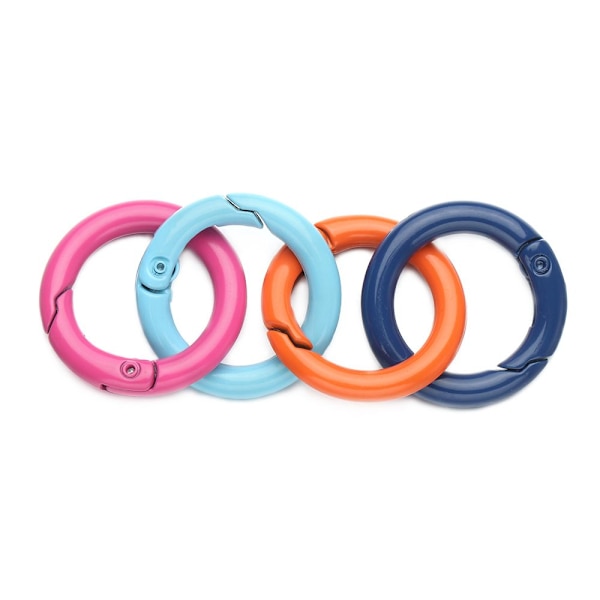 10st Fjäder O-Ring Spännen Karbinhake Handväskor Handväskor 20MM 20mm