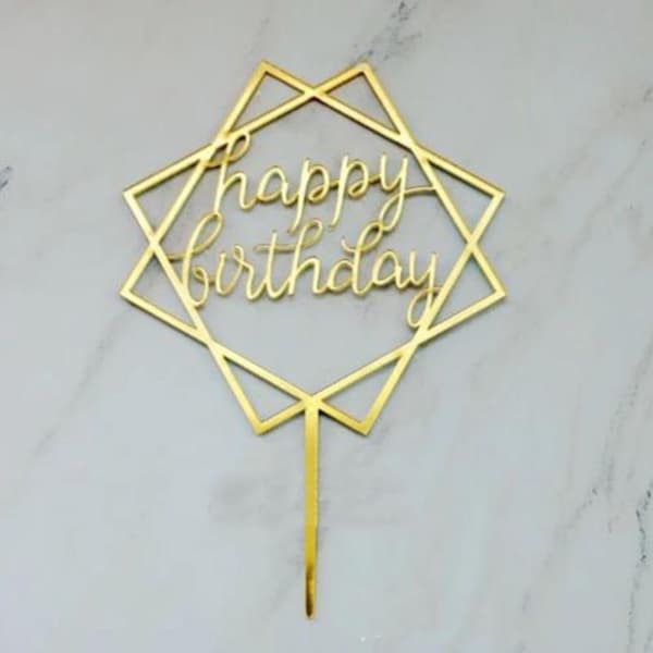 Cake Topper Akryldekorasjon 01 01 01