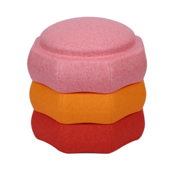 Stepping Stones Foam Balance Blocks PUNAINEN red
