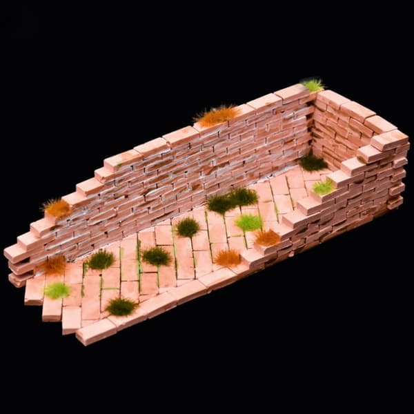 Mini murstein silikonform flisemodellform 3 3