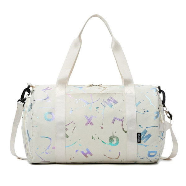 Gym Yoga Sport Dansväska Vattentät Crossbody Deffle Bag BEIGE Beige