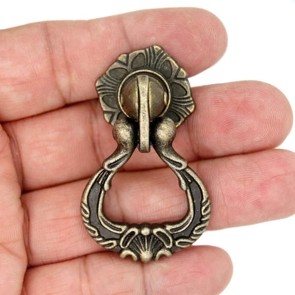 4 st Låda Dragar Ring Pendel Ring Handtag Garderob Drag