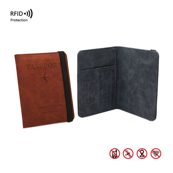 RFID Passholder Passport Bag SORT black