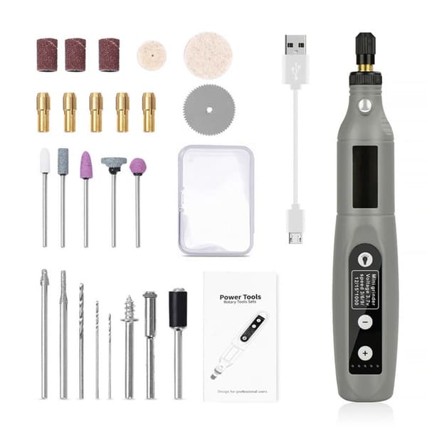 Wireless Grinder Electric Grinding Pen VIHREÄ GREEN
