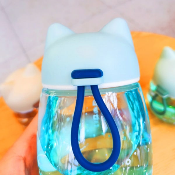 300ml glaskopp dricksvattenkokare BLÅ Blue