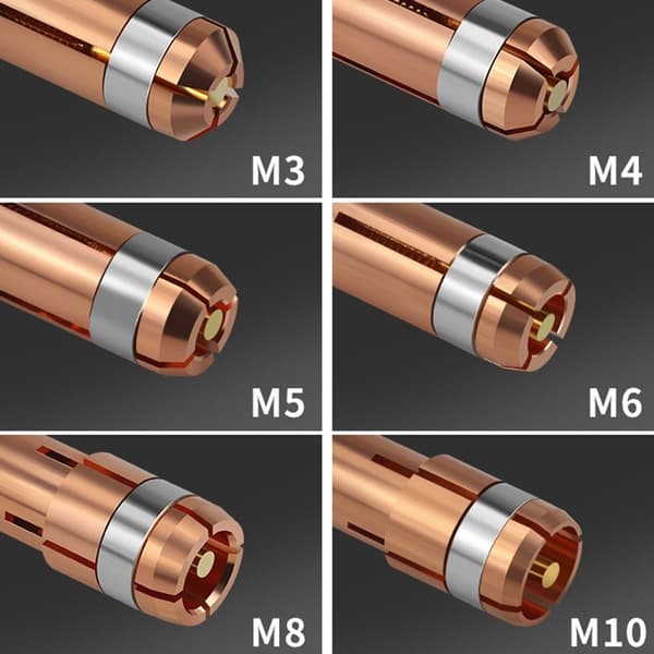 Hylse Chuck sveisebrennerbolt M5 M5 M5