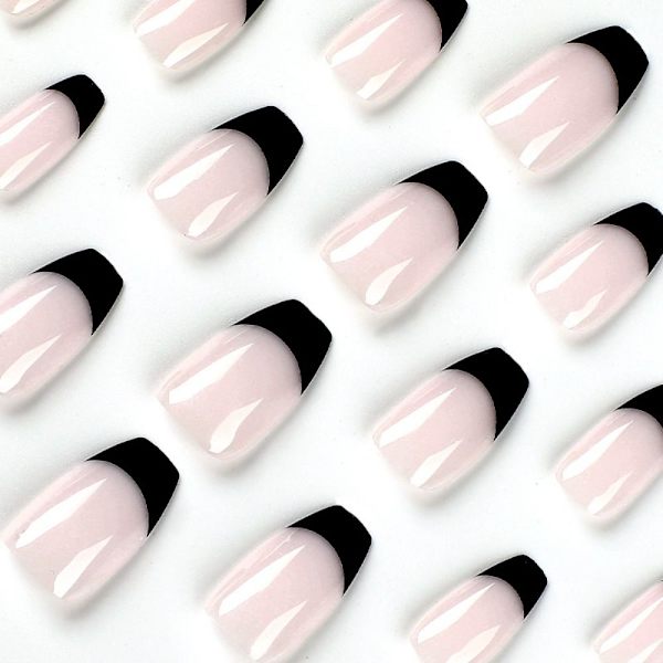 24 stk Fake Nails Short French JP2425 JP2425 JP2425