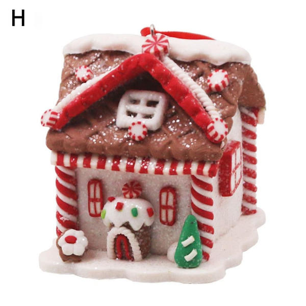 Julehus hængende vedhæng Julehonningkagehus H H H
