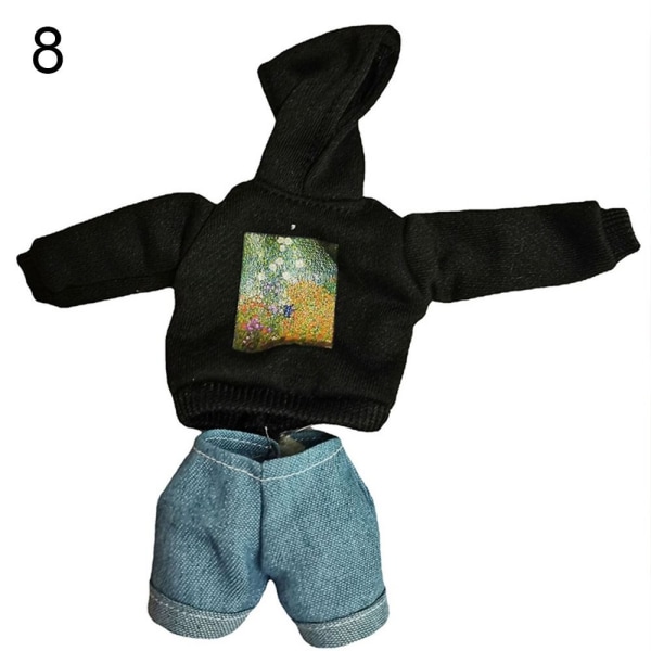 Doll Sweatshirt Outfits Handgjorda hoodies 8 8 8