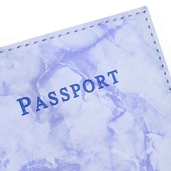 Pass Cover Travel Cover Case BLÅ Blue