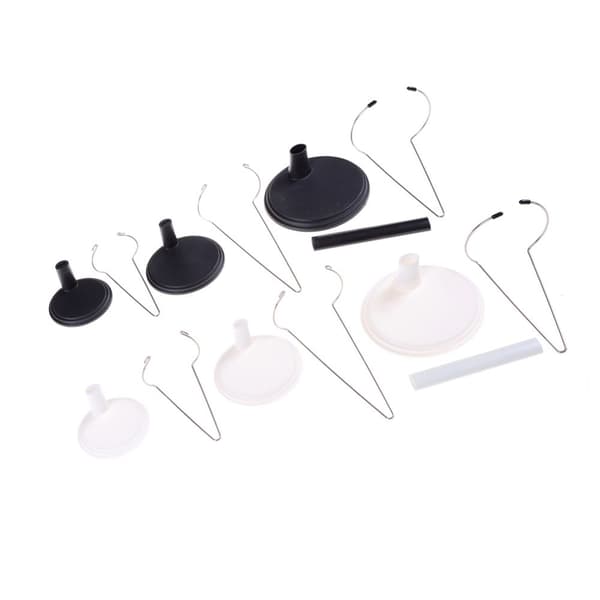 Dockfäste Stativhållare 6-VIT 15CM 6-white 15cm