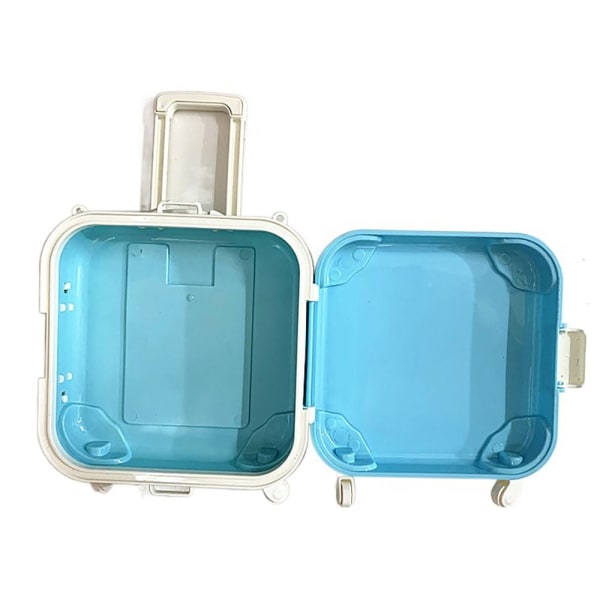 Dukkevogn Kuffert Miniature Bagage BLÅ SOLID FARVE SOLID blue solid color-solid color