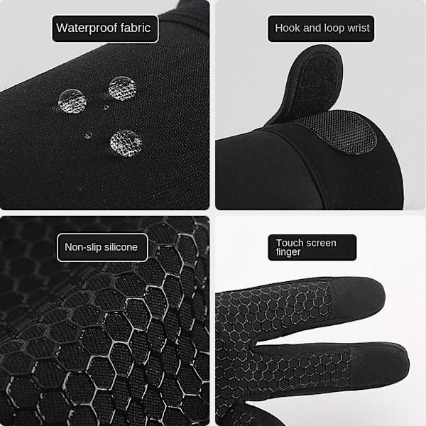 Talvi Tactical Gloves Lämmitetyt Polar Fleece Gloves M M