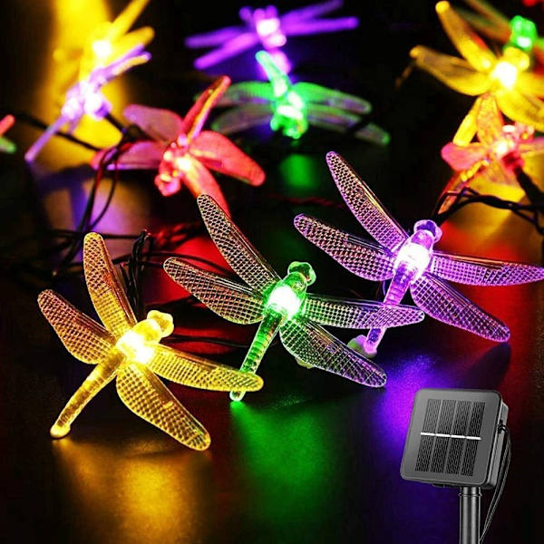 Dragonfly String Lights Fairy Light MULTICOLOR MULTICOLOR Multicolor