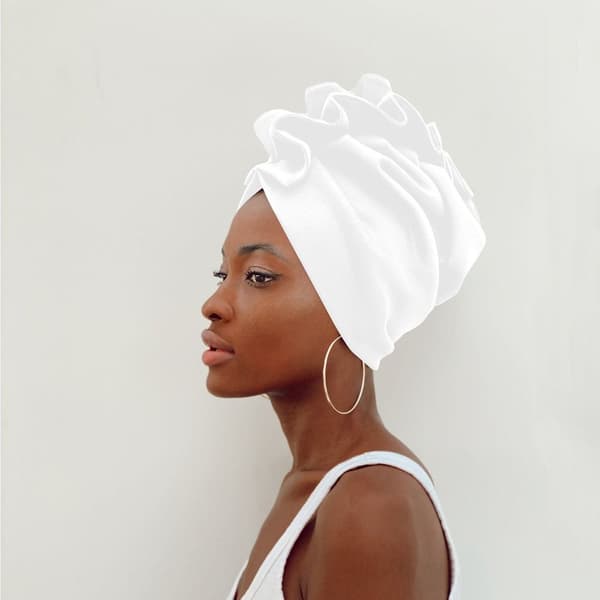 Dame Head Wraps Hodeskjerf Bonnet MØRKEGRÅ dark grey