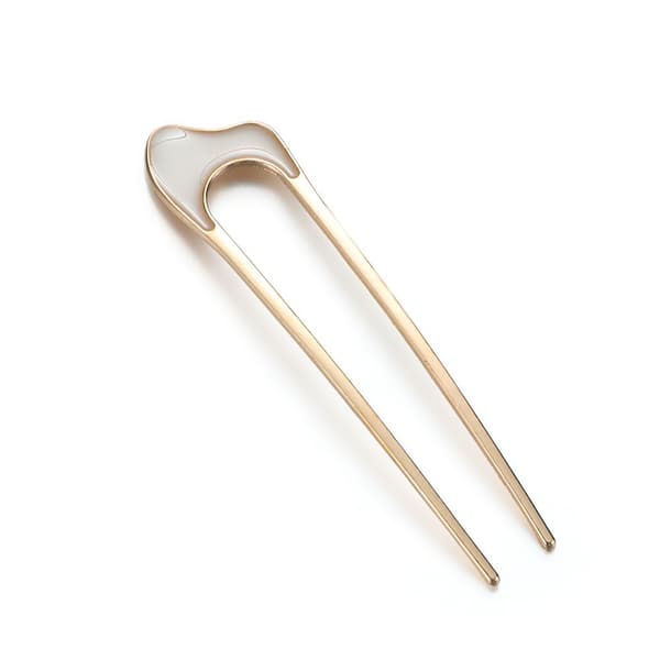 4 st U Shape Hårklämma Metall Hårstick Hårnål
