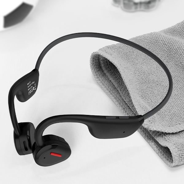 Bone Conduction Earphone Open Ear VAALEANHARMAA light grey