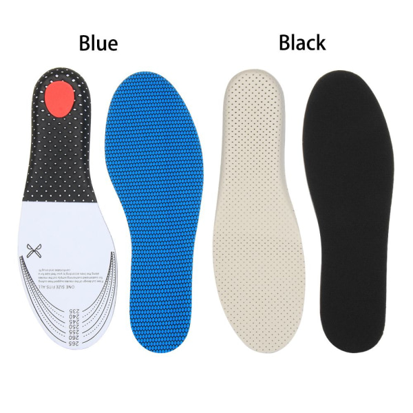 Højdeforøgende indlægssåler i memory foam - Usynlige - Sort - 3CM Black-3cm