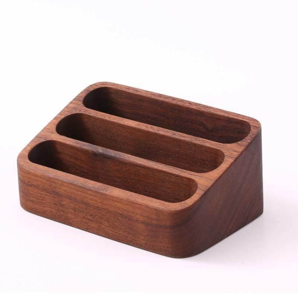 Visitkort Holder Visitkort Organizer SORT VALNØD SORT Black Walnut