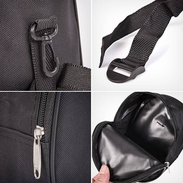 Runda Fishing Reels Bag Canvas Fishing Reel Bag SVART SVART Black