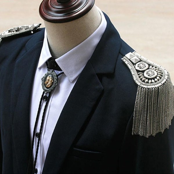 1 pari rintakoru Olkatupsu Epaulette MUSTA 03 03 Black 03-03