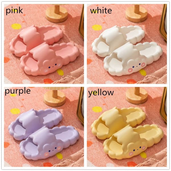 Sommar Kvinnor Tofflor Cloud Design Mjuksulor pink 40-41-40-41