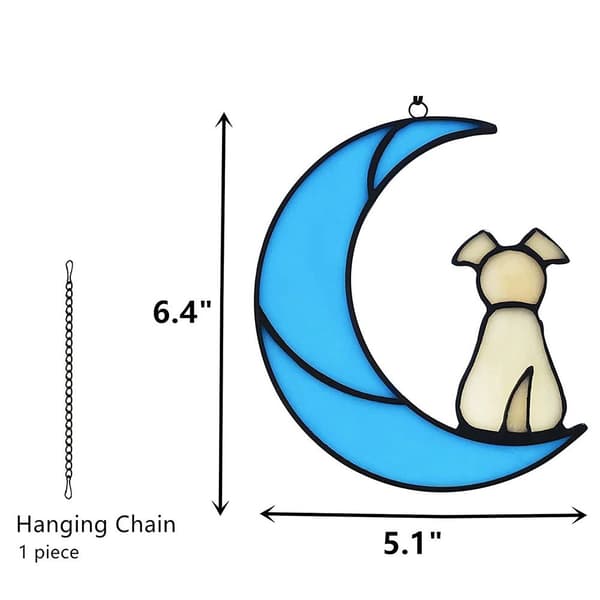 Dog Memorial Pendant Dog Suncatcher E E E