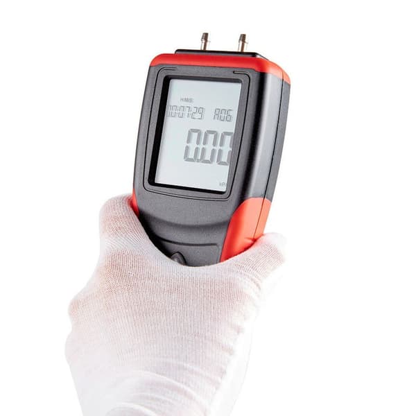 Profesjonell lufttrykkmåler Digital Manometer HVAC Gass