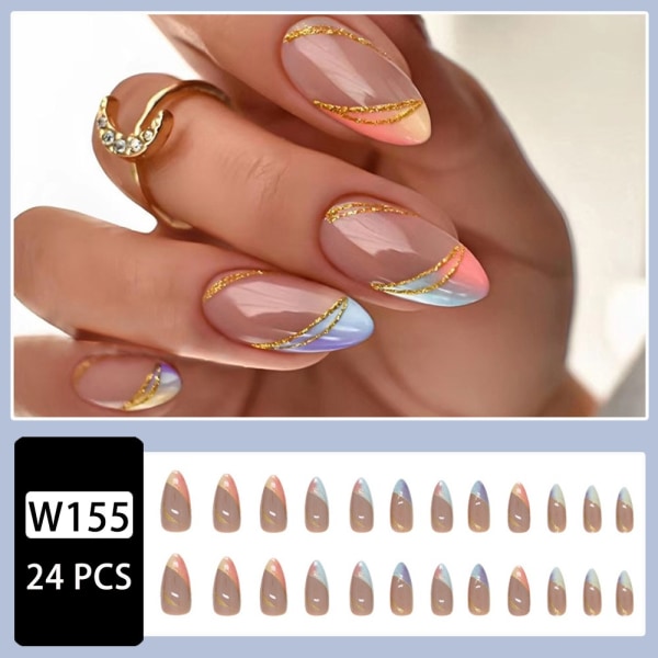 Mandel Fake Nails False Nail W155 W155 W155