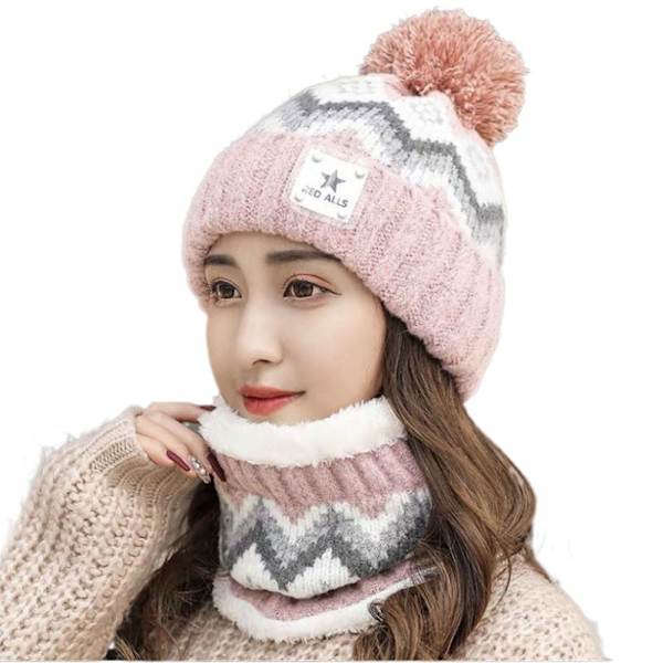 Beanies Hat Halsvärmare ROSA pink