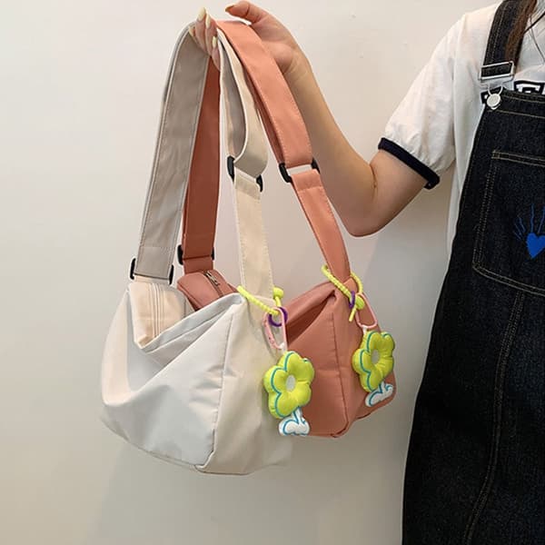 Messenger Bag Axelväska VIT white