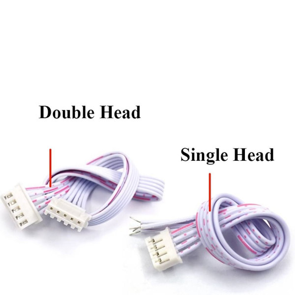 5 Stk Dobbelthovedet Kabelstik Kabel 20CM9P 9P 20cm9P
