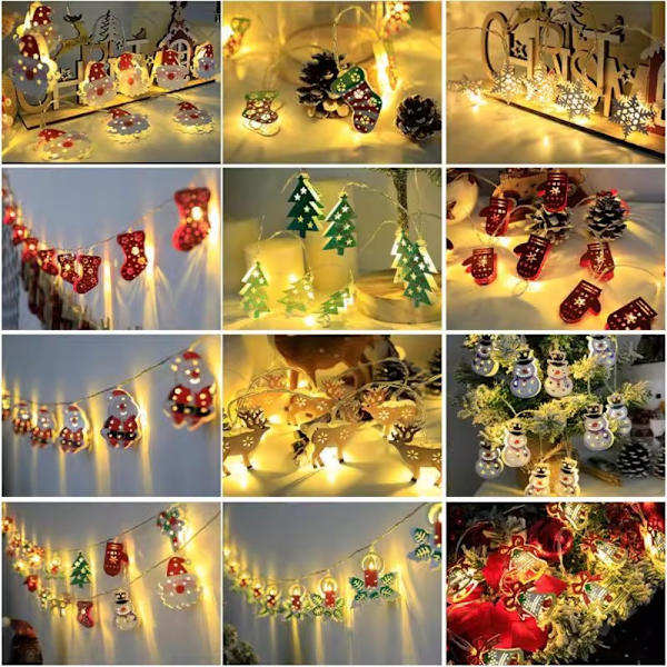 LED julslingor Snowflake Hanging Light 2 2 2