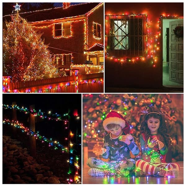 Solar Fairy String Lights LED Lights String WARM WHITE 100 LEDS Warm White 100 Leds-100 Leds