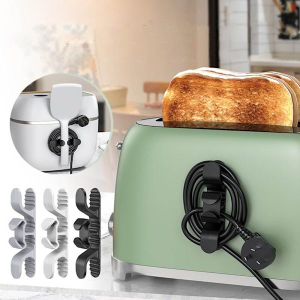 Cord Winder Organizer Spoleopruller GRÅ Grey