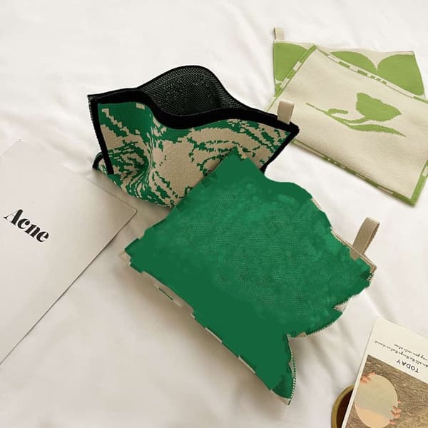 Stickad vävnadspåse Tissue Box 6 6 6