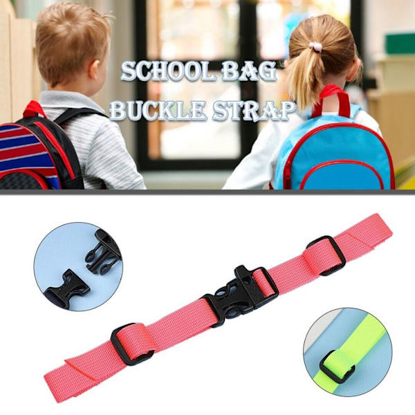 Ryggsekk Sternum Strap Ryggsekk Bryst Clip SVART Black