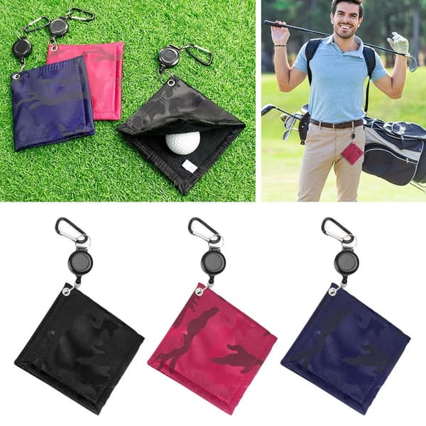 Golfpallon puhdistuspyyhe Golfin pyyhintäliina SININEN blue
