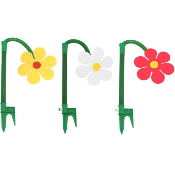 Dansande blommor Sprinkler Solrosdusch VIT white