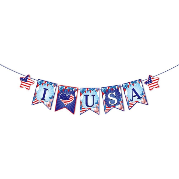 Independence Day Banner Bunting Garland 02 02 02