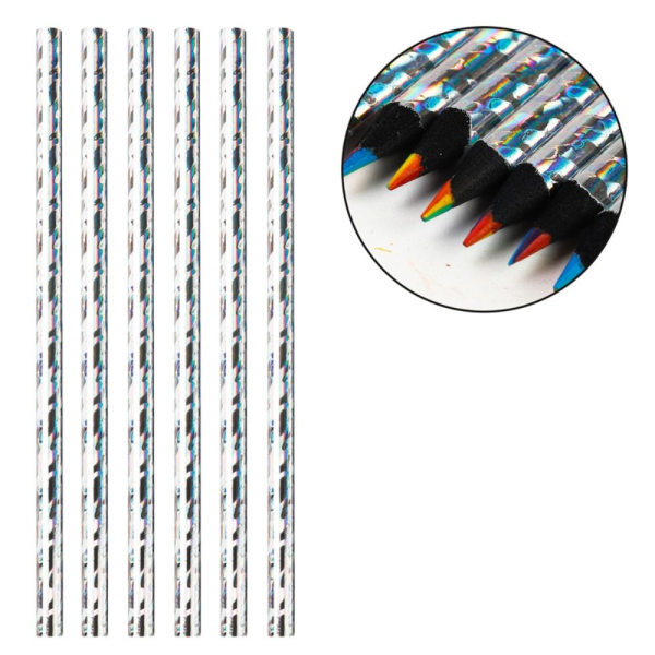 12 kpl / set värikynä Rainbow Core Pencil 01-12 kpl / set 01-12PCS/Set