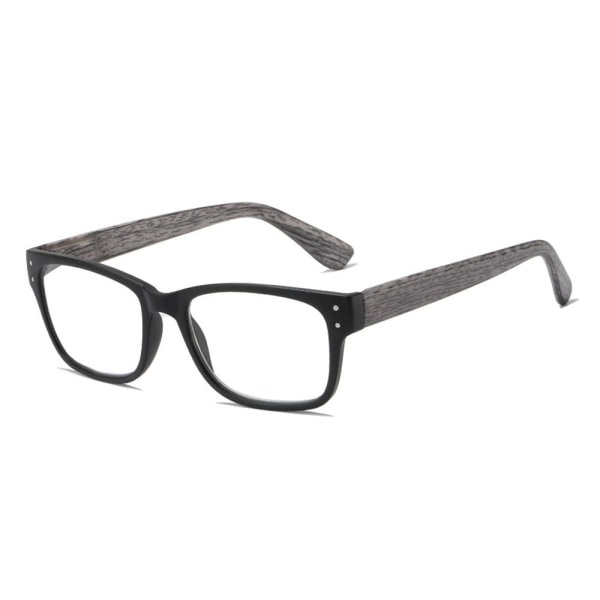 Lesebriller med anti-blått lys Firkantede briller BRUNE Brown Strength 100