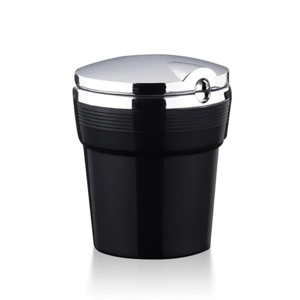 Bilaskfat med LED-lampor SILVER Silver