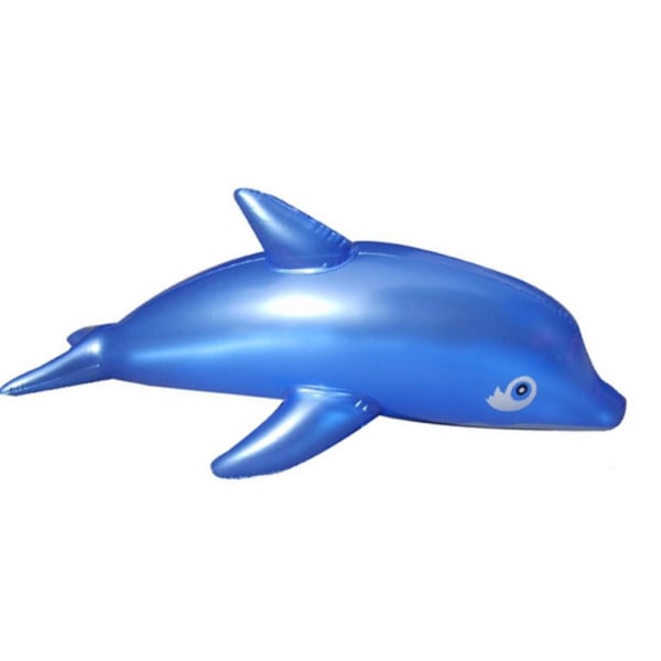 2 stk. Oppustelig delfinfisk BLÅ blue