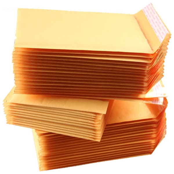 20 stk Kraftpapirkonvolutter Bubble Mailer Konvolutter 22X30CM 22x30cm