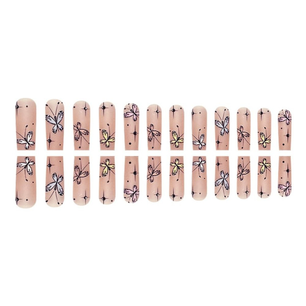 Long Water Pipe Fake Nails False Nail 3 3 3