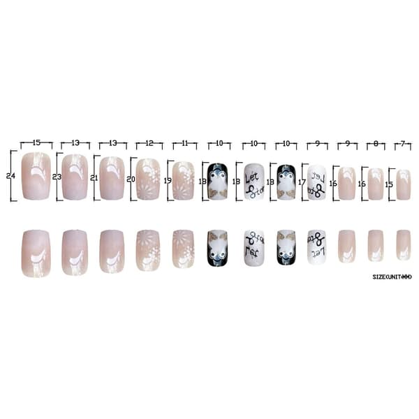 Franska Fake Nails False Nail SD-20 SD-20 SD-20