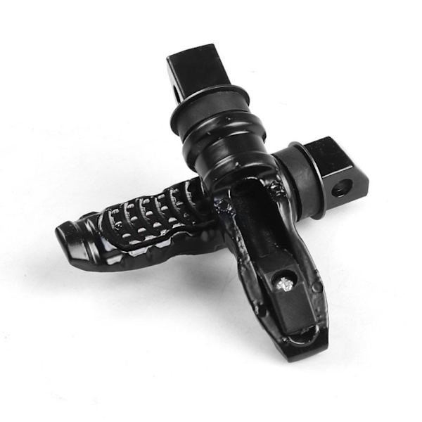 2st Motorcykel Bakpassagerare Fotpinnar Fotpinnar Pedaler SVART Black