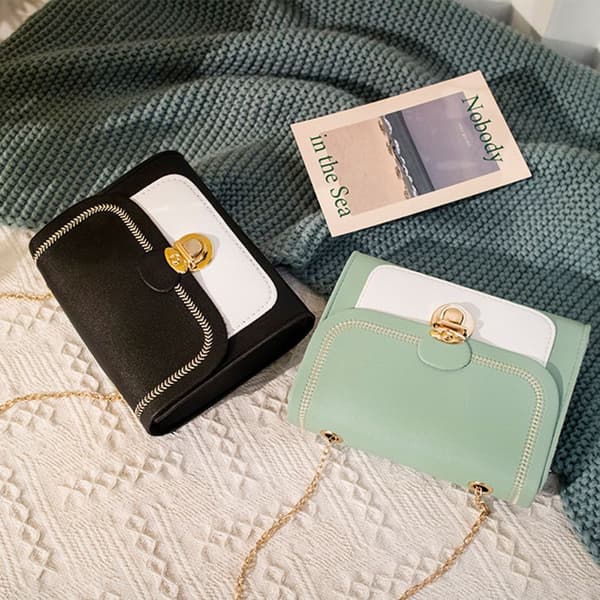 Mini Crossbody Väskor Dam Messenger Bag GUL Yellow